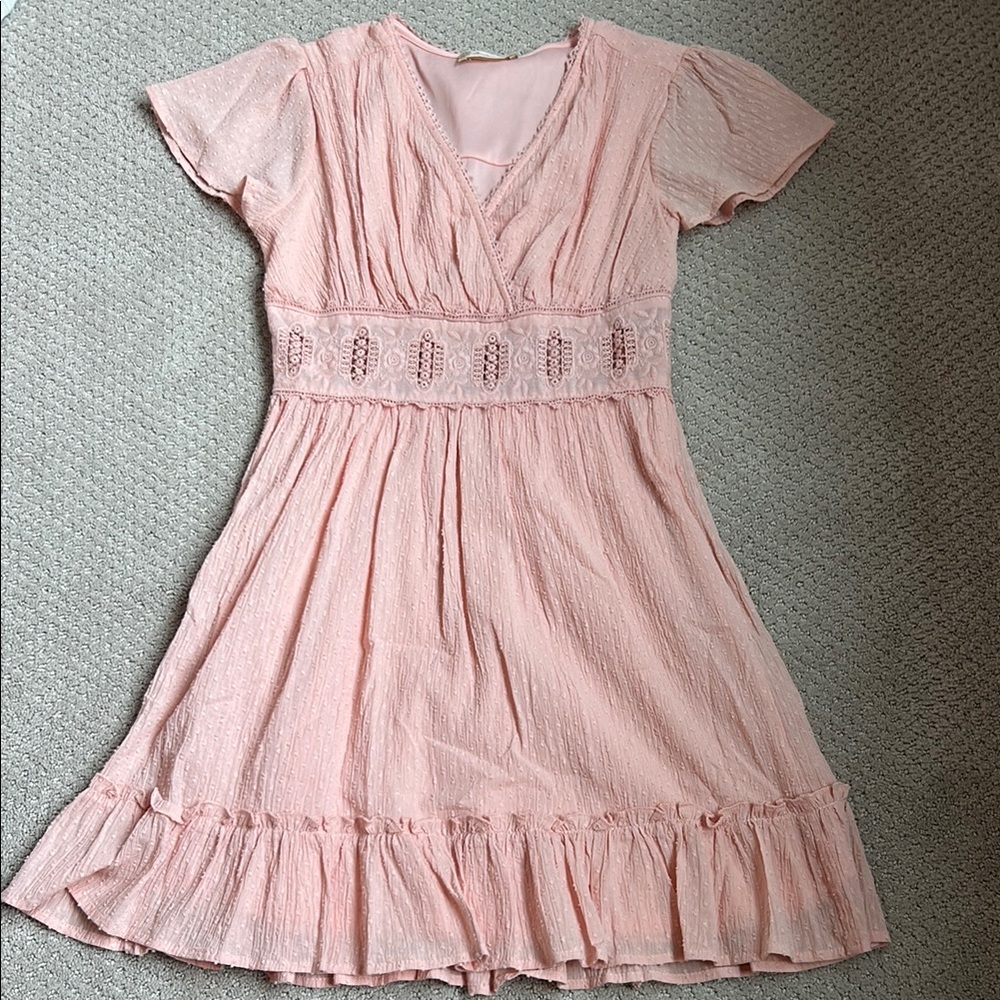 Altar’d State Women’s Blush Mini Dress